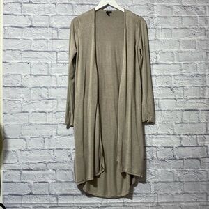Express long cardigan cappuccino color